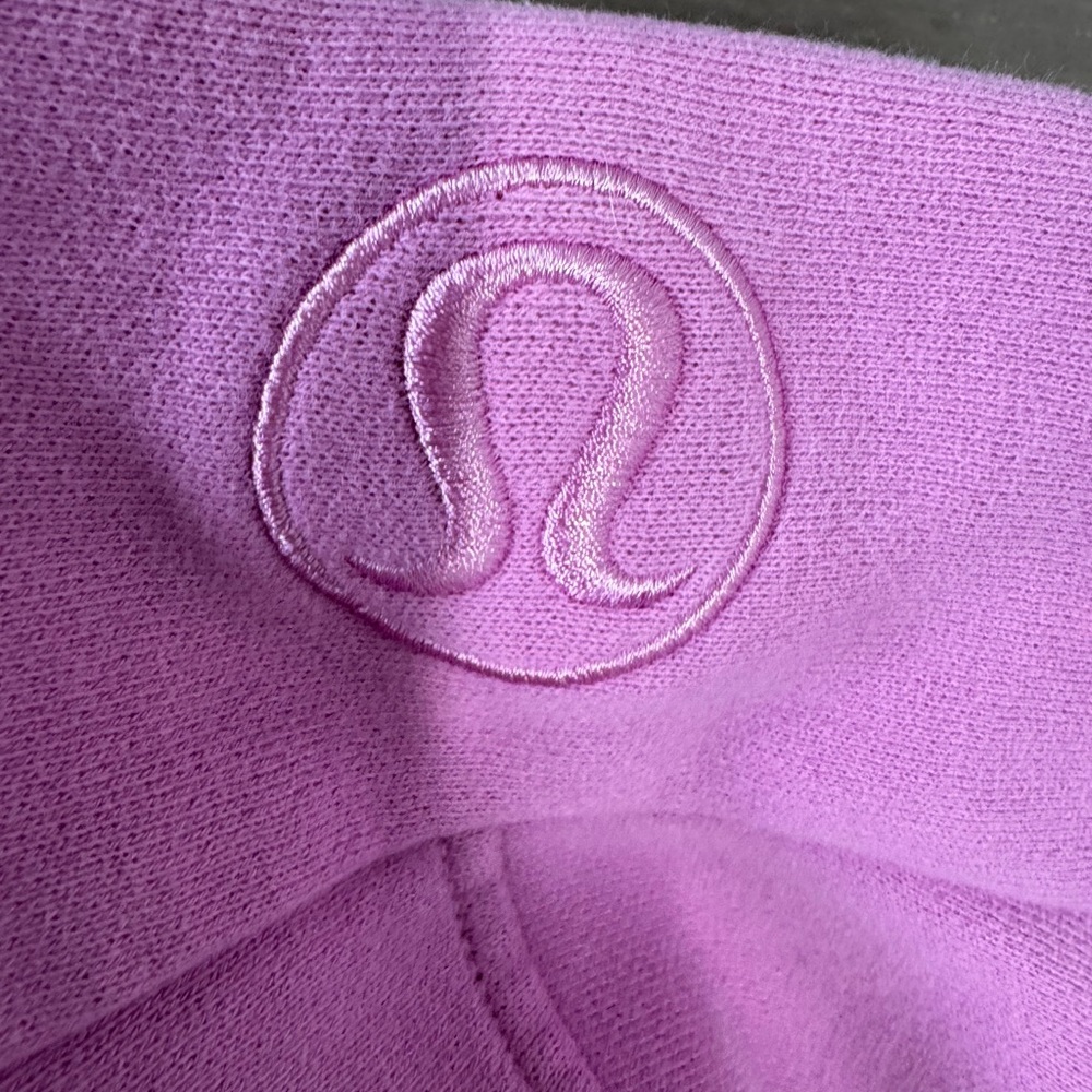 lululemon Cropped Pink 3/4 Zip Hoodie Woman’s SZ M/L workout athletic - Picture 7 of 15
